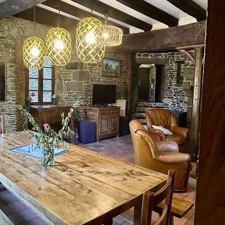 Manoir De Charme, Grand Jardin Fleuri, 9 Pers, Baie Du Mont-saint-michel Ferienhaus Tirepied-sur-See